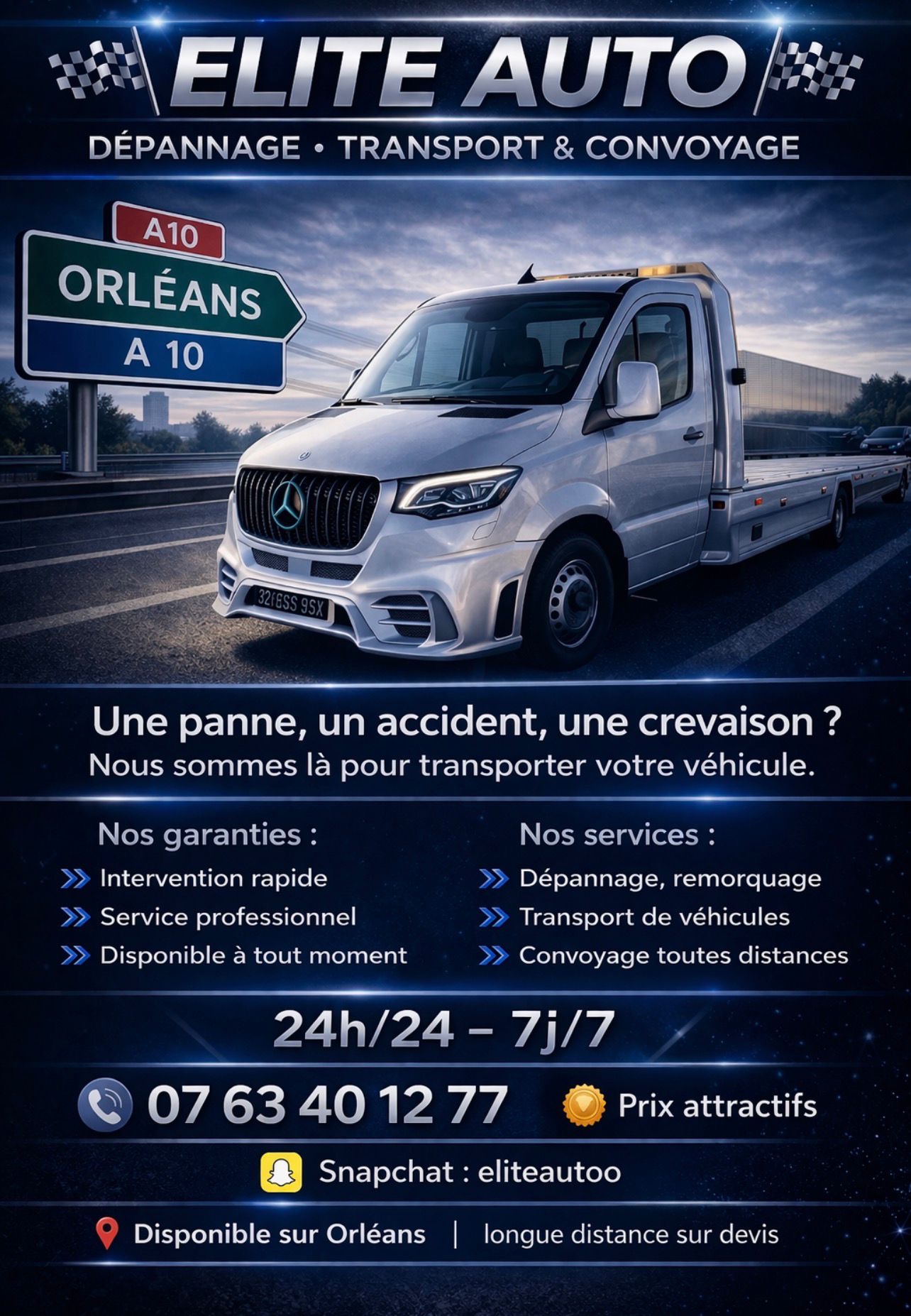 Dépannage remorquage transport véhicules