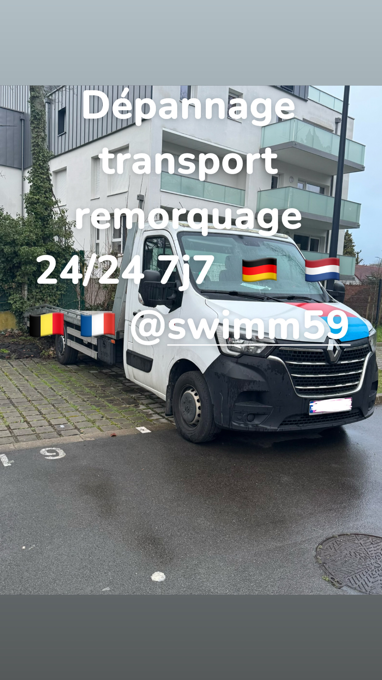 dépannage remorquage transport assistance 24/24 7j7
